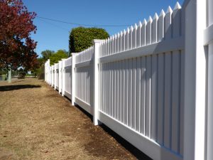 Semi Private PVC Picket Fence from Big Country PVC Fencing